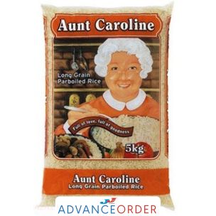 Aunt Caroline Easy Cook Long Grain Rice 1x5kg