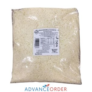Green Vie Grated Vegan Mozzarella Flavour Cheese 1x1kg