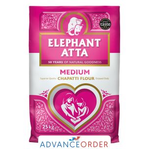 Elephant Atta Medium Chapatti Flour -1x25kg