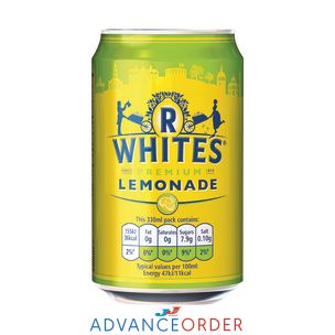 R Whites Lemonade Cans 24x330ml