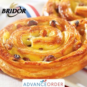 Bridor Ready to Bake All Butter Pain aux Raisins-60x110g