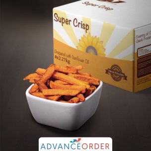 JJ Super Crisp Sweet Potato Fries 4x2.27kg