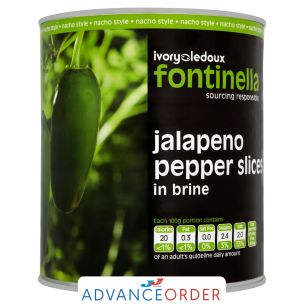 Jalapenos Sliced Green In Brine 1x3kg