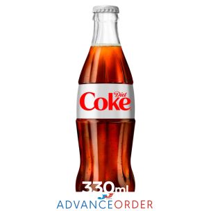 Diet Coke Glass Bottles GB 24x330ml
