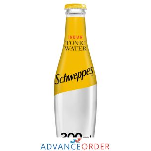 Schweppes Tonic Water Glass Bottles-24x200ml