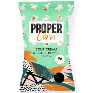Propercorn Sour Cream and Black Pepper Popcorn-24x25g