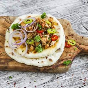 Leicester Bakery Authentic Hand Made 10" Ambient Naan Bread 10x5