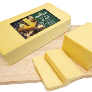 Spinneyfield Mild Block Cheddar Cheese (Nominal) 1x5kg