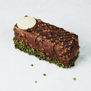 Letscake Hazelnut & Pistachio Chocolate Slices Individual Portions 10x185g